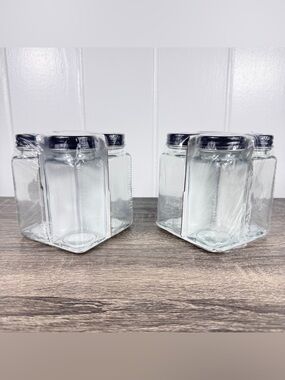 NEW Target Bullseye Playground Glass Spice Jars